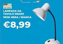 Lampada Da Tavolo Snake