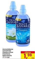 Felce Azzurra - Ammorbidente Concentrato Classico O Pura Freschezza