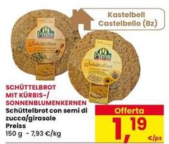 Preiss - Schüttelbrot Con Semi Di Zucca/girasole