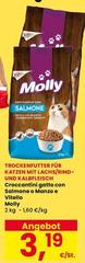 Molly - Croccantini Gatto Con Salmone O Manzo E Vitello