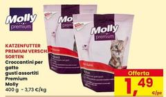 Molly - Croccantini Per Gatto Gusti Assortiti Premium