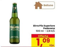 Pedavena - Birra Pils Superiore