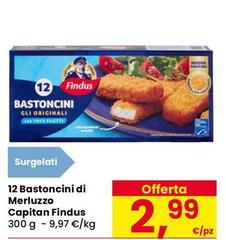 Findus - 12 Bastoncini Di Merluzzo