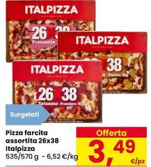 Italpizza - Pizza Farcita Assortita 26x38