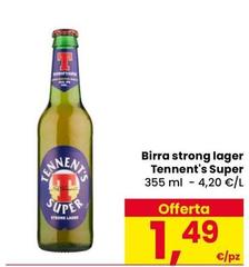 Tennent's - Birra Strong Lager Super