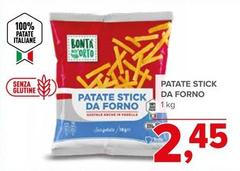 Bontà dell'orto - Patate Stick Da Forno