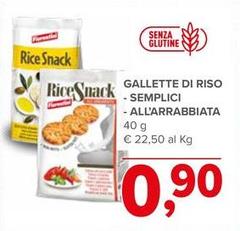 Gallette Di Riso Semplici/All'Arrabbiata