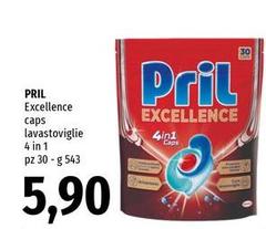 Pril - Excellence Caps Lavastoviglie