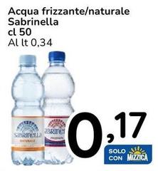 Sabrinella - Acqua Frizzante/Naturale