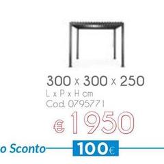 Tavoli Da Giardino 300X300X250