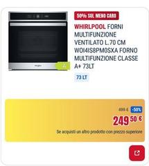 Whirlpool - Forni Multifunzione Ventilato L.70 Cm WO41S8PMOXA