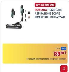 Rowenta - Home Care Aspirazione Scope Ricaricabili Rh9a32wo