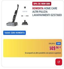 Rowenta - Home Care Altri Pulizia Lavapavimenti Gz5736e0