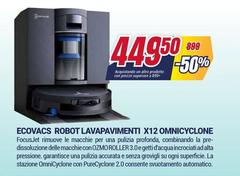 Ecovacs - Robot Lavapavimenti X12 Omnicyclone