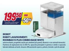 iRobot - Robot Lavapavimenti Roomba515 Plus Combo+base White