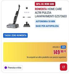 Rowenta - Home Care Altri Pulizia Lava Pavimenti Gz5736e0