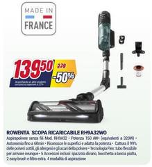 Rowenta - Scopa Ricaricabile RH9A32WO