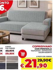 Copridivano Con Penisola
