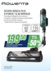 Rowenta - Scopa Senza Filo X-force 13.60 RH9A32