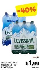 Levissima - Acqua Naturale O Frizzante