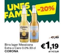 Corona Extra - Birra Lager Messicana Extra O Cero