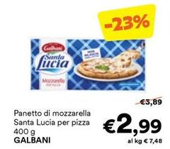 Galbani - Panetto Di Mozzarella Santa Lucia Per Pizza