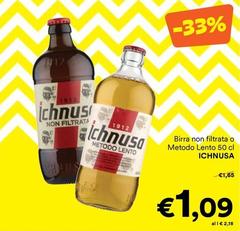 Ichnusa - Birra Non Filtrata O Metodo Leto