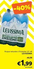 Levissima - Acqua Naturale O Frizzante