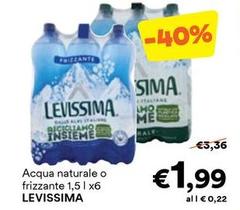 Levissima - Acqua Naturale O Frizzante