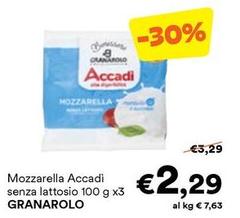 Granarolo - Mozzarella Accadi Senza Lattosio