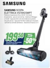 Samsung - Scopa Elettrica Vs70h25wpt