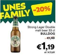 Bulldog - Strong Lager Double Malt Beer
