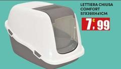 Lettiera Chiusa Comfort 57x39xH41CM