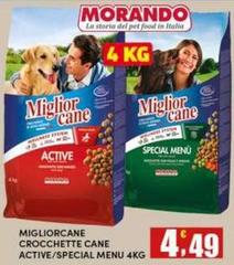 Morando - Crocchette Cane Active/Special Menu