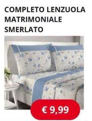 Smeraldo - Completo Lenzuola Matrimoniale