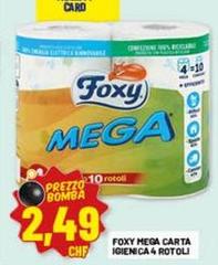 Foxy - Mega Carta Igienica 4 Rotoli