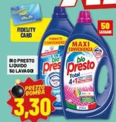 Bio Presto - Liquido 50 Lavaggi
