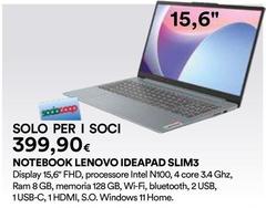 Lenovo - Notebook Ideapad Slim3