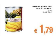 Bontà di campo - Ananas Sciroppato