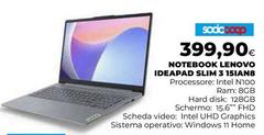 Lenovo - Notebook Ideapad Slim 3 15ian8