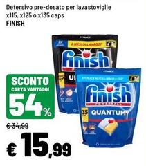 Finish - Detersivo Pre-Dosato Per Lavastoviglie