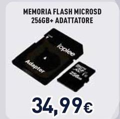 Ioplee - Memoria Flash Microsd 1256GB+ Adattatore