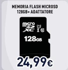Ioplee - Memoria Flash Microsd 128GB+ Adattatore