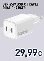 Ioplee - GaN 45W USB-C Travel Dual Charger