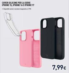 Ioplee - Cover Silicone Per La Serie Iphone 15, Iphone 16 E Iphone 17