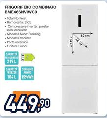 Electroline - Frigorifero Combinato BME46SNV1WC0