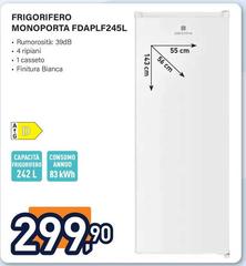 Electroline - Frigorifero Monoporta FDAPLF245L 