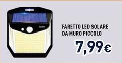 Ioplee - Faretto Led Solare Da Muro Piccolo