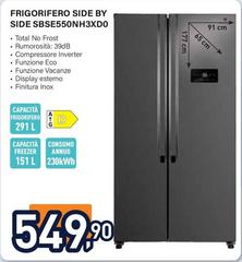 Electroline - Frigorifero Side By Side SBSE550NH3XD0