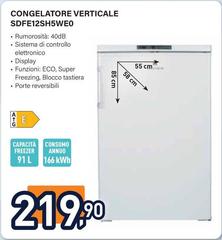 Electroline - Congelatore Verticale SDFE12SH5WE0